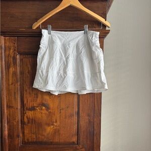 Lululemon Pace Rival Mid Rise Skirt White